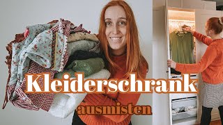 Kleiderschrank ausmisten extrem was ich ausmiste und warum [upl. by Olifoet]