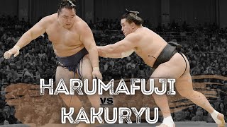 Harumafuji vs Kakuryu  All Yokozuna Bouts [upl. by Bergerac]