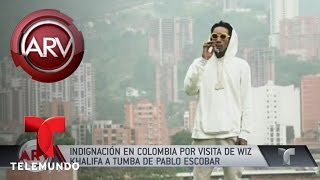 Wiz Khalifa causa indignación en Colombia  Al Rojo Vivo  Telemundo [upl. by Eimmit]