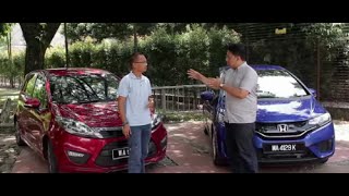 Proton Iriz vs Honda Jazz Pt 1  Roda Pusing Review [upl. by Ogilvie]