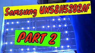 Samsung 58 inch TV dead no power Part 2 [upl. by Ahsini]