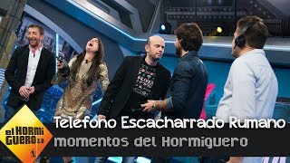 Adriana Ugarte y Álvaro Morte juegan al Teléfono Escacharrado Rumano  El Hormiguero 30 [upl. by Agna]