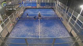 Padel em direto do Campo Samucar do Indoor Padel Center [upl. by Eimiaj]