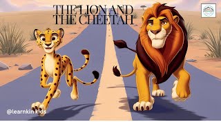 The Lion and the Cheetah Whos Faster in the Wild LearnKinKids [upl. by Helga363]