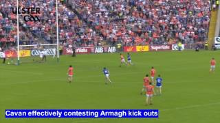 Ulster Championship 2016 Cavan v Armagh  Kick Out Summary [upl. by Atteoj]