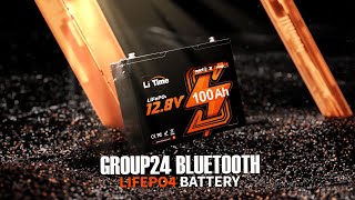 LiTime Gamechanging 12V 100Ah Group 24 Bluetooth LiFePO4 Battery [upl. by Zedekiah946]