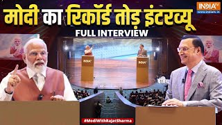 PM Modi With Rajat Sharma पीएम मोदी का रिकॉर्ड तोड़ इंटरव्यू  Bharat Mandapam  Salaam India [upl. by Christoffer]