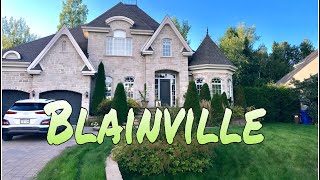 4K 🇨🇦 Blainville  Québec  Canada  4k Driving Tour with Captions [upl. by Dnalram]