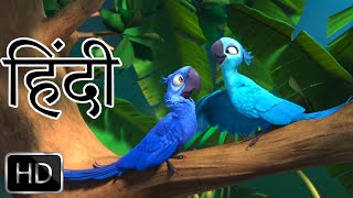 Rio 2011 Funny Movie Scene In Hindi  Rio Full Movie Scene in Hindi  Rio Cartoon Movie In Hindi [upl. by Ahtelat]