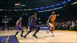 Kobe shakes amp bakes the Knicks in Italian [upl. by Aneeres]