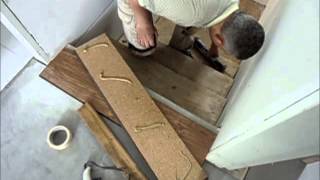 Laminate Flooring on Stairs Howto Start Installation Use Stair Jig DIY Tips Mryoucandoityourself [upl. by Maura]