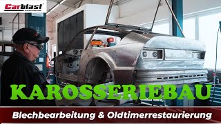 Karosseriebau und Blechbearbeitung in der Oldtimerrestaurierung [upl. by Ahsiret]