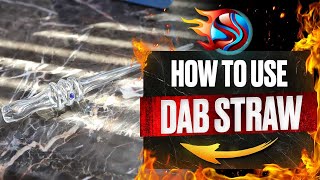 How To Use Glass Nectar Collector  Dab Straw Tutorial [upl. by Ahsetan]