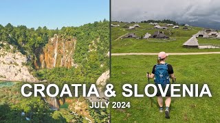 A Scorching Hot Road Trip  Croatia and Slovenia [upl. by Aioj]