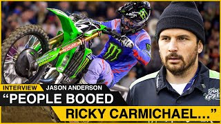 “People Booed Ricky Carmichael…”  Jason Anderson on Anaheim 2 [upl. by Anilrahc604]