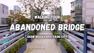 SHAW BOULEVARD  Elevated Footbridge  Pasig City  Walking Tour Philippines [upl. by Eixor504]