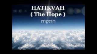 ISRAELS National Anthem  HATIKVAH with English and Hebrew lyrics  Longer version [upl. by Derrik493]