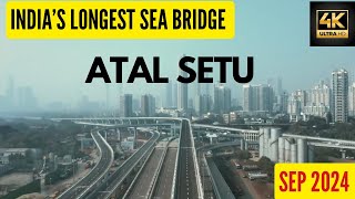 Atal Setu  Mumbai Trans Harbour Link  Indias Longest Sea Bridge  Marvel Engineering of India [upl. by Ynafets971]