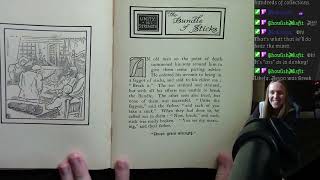 Book Fair Show and Tell Aesops Fables from 1925 and Arabian Nights from the 1870s VOD [upl. by Ardath]