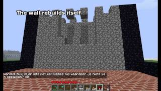 Minecraft SelfBuilding Wall Pistons [upl. by Beaulieu]