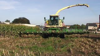 Maïs 2008 Creëlle aan het hakselen met de Krone 1000 met 14 rijerVredo Vt 3936Fendt 930Dezeure [upl. by Deckert]