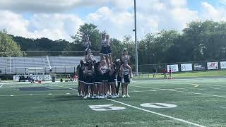 Urbana Hawks JV Cheer 92824 Halftime [upl. by Rhynd]