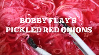 Bobby Flays Pickled Red Onions [upl. by Assirralc]