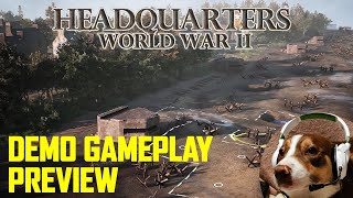 NEW WW2 Turn Based Strategy Headquarters WW2 Demo Preview WW2Strategy [upl. by Lalage]