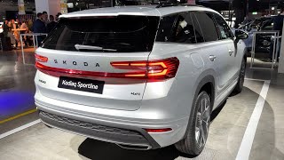 New SKODA KODIAQ 2024  FIRST LOOK amp visual REVIEW Sportline 20 TDI [upl. by Oibesue]