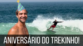 MUITA RESENHA E SURFE NA PRAIA DO LEBLON NO ANIVERSÁRIO DO NOSSO ÍDOLO MARCELO TREKINHO  EP 12 [upl. by Nesta754]