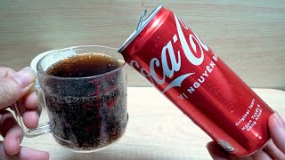 ASMR pouring Coca Cola into a cup to make satisfying sounds Toy ASMR [upl. by Hceicjow191]