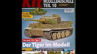 Kit Modellbauschule Teil 10 quot75 Jahre Tiger  Panzerquot Geramond [upl. by Alyahs979]