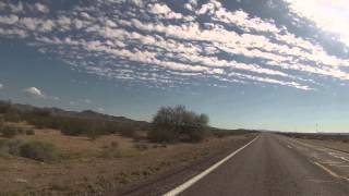 Driving from 945 N Jefferson Ave Ajo to Harrahs Ak Chin Casino Maricopa AZ [upl. by Netsrek]