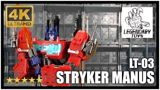 Legendary Toys LT03 Maketoys Cross Dimensions MTCD01 Stryker Manus [upl. by Shanly]