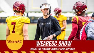 Inside the Trojans Huddle Breaking down the USC spring game [upl. by Spohr338]