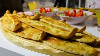 Pide Rezept  mit Hackfleischfüllung mit Käsefüllung [upl. by Litha974]