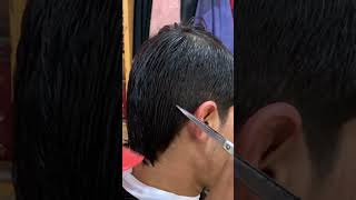 ASMR BARBER Scissors Haircut transformation asmr barber scissorhaircut asmrhaircut [upl. by Erastatus182]