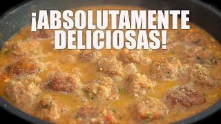 Albóndigas en salsa de almendras [upl. by Chlo338]