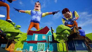 DEV WİLSON ORDUSU 😱 Hello Neighbor Mod [upl. by Dareg]