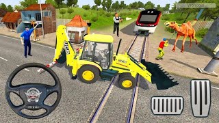 JCB 3DX BACKHOE LOADER AND TRACTOR DRIVING LIVE STREAM [upl. by Evanthe]