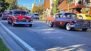 FRANKENMUTH AUTO FEST 2024 CAR SHOW  SATURDAY NIGHT MAIN STREET ACTION [upl. by Auric]