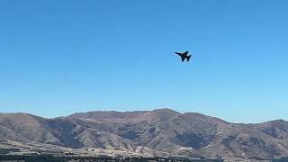 PACAF Viper Demo F16 Demo At Warbirds Over Wanaka  2024 [upl. by Airetnuhs277]