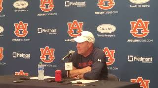 Auburn Post Game Coach Freeze After Auburn 4519 Win Over New Mexico 9142024 [upl. by Arihay]