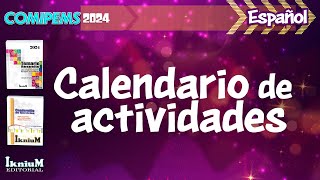 Calendario de actividades  IkniuM 2024 [upl. by Relda869]