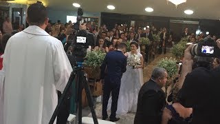 Noivo canta a musica quotAinda Bemquot do thiaguinho Casamento emocionante e lindo [upl. by Lirva974]