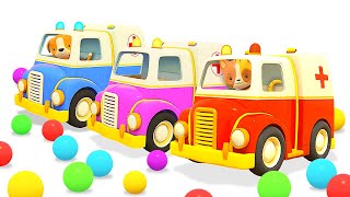 Top 10 cartoons for kids Helper cars ready to go Emergency vehicles and street vehicles for kids [upl. by Aneeuq]