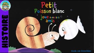 Petit poisson blanc joue avec ses amis  Livre audio  Histoire du soir pour enfants pour sendormir [upl. by Yevoc]