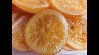 How To Make Candied Orange Peels  Candied Orange Peel Recipe [upl. by Narbig975]