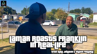 Lamar roasts Franklin IN REAL LIFE THOUGH GTAV Real Life Comparisons [upl. by Arocal]