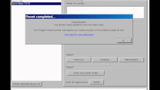 RESET Epson TX720 waste ink pad  free download [upl. by Voltz]